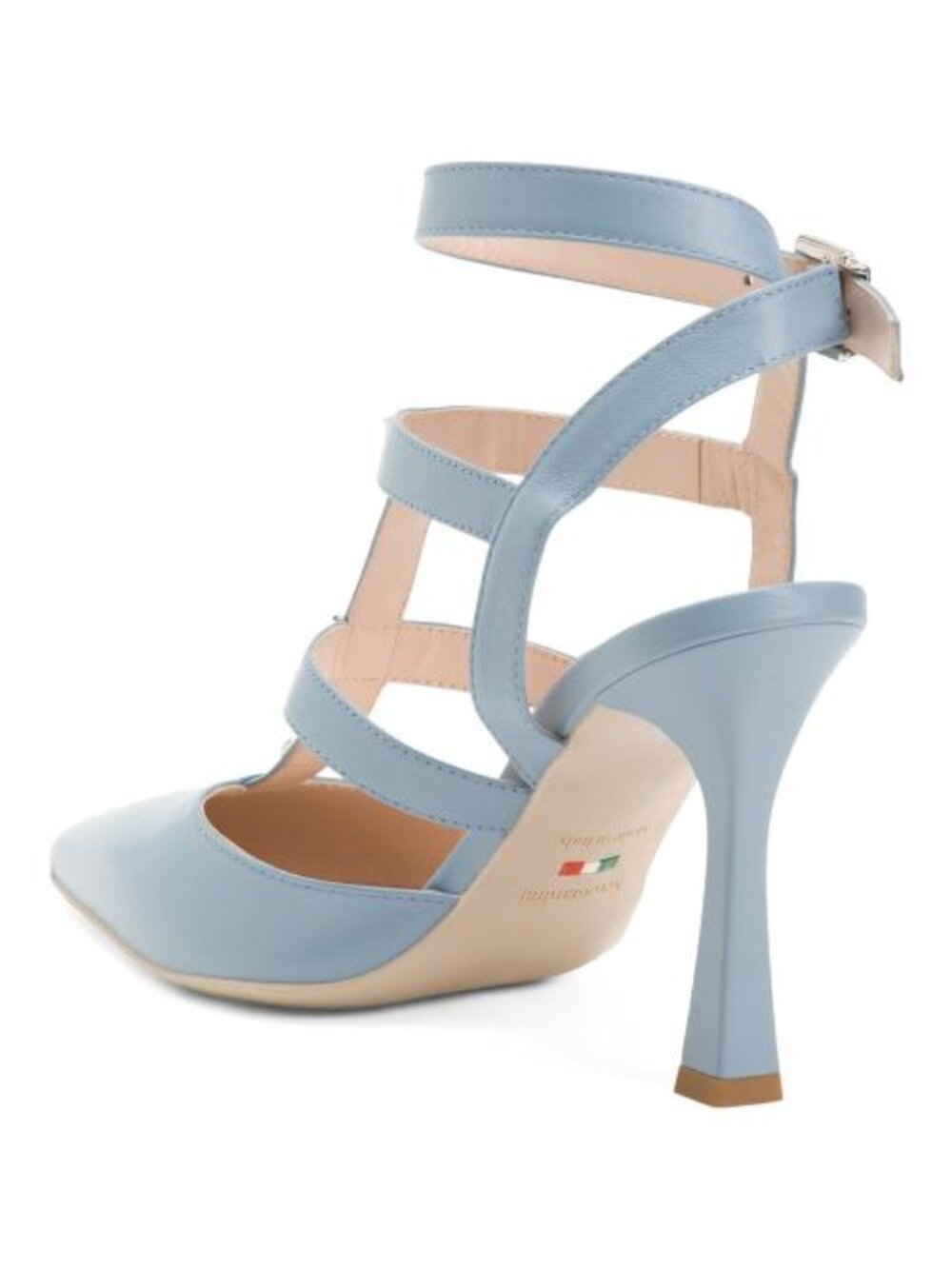 NEROGIARDINI Made In Italy Leather Court Heels - Picture 2 of 4
